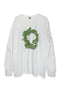 CIRCLE LONG SLEEVE TEE -WHITE- *Last1